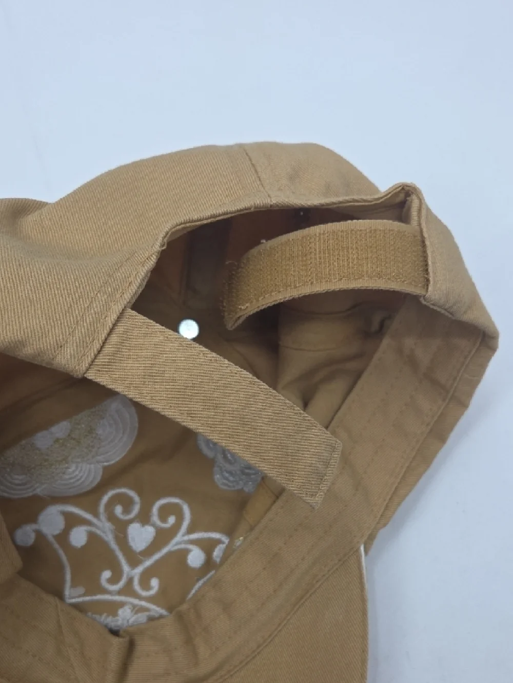 Disney Princess Gold-Tan Embroidered Tiara Cap